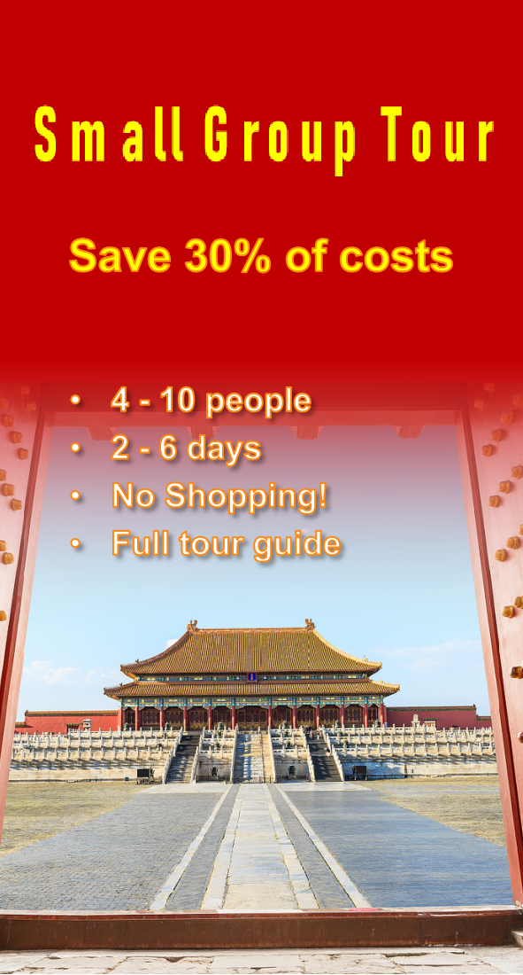 Small Group Tour Save 30% of Costs