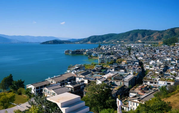 Shuanglong Ancienne Ville: Un voyage sans soucis de Erhai Village de pêche à la péninsule d'Art-3