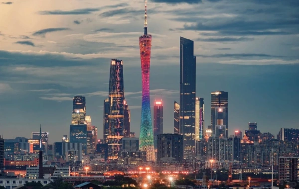 The Guangzhou Tower: From the highest point of the New Central Axis to the soaring stroke of the summit of the world.