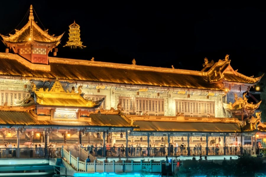 Larmes bleues: Le Mirage de la galaxie bleue sur la rivière Minjiang-2