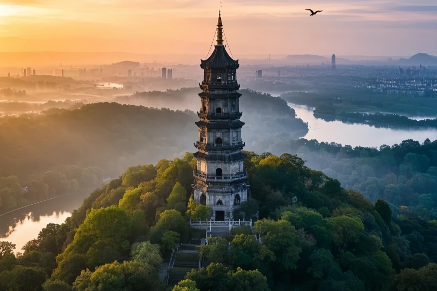 Tiger Hill: Voyage à travers une tache scénique à Wuzhong avec une ancienne pagode et une vieille légende millénaire-4