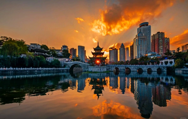 Pavillon Jiaxiu : Un gardien de la culture de 400 ans sur le pont Fuyu-2