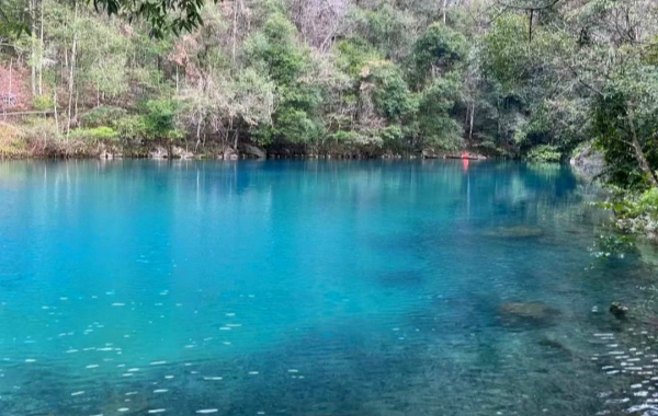Libo Zhangjiang Scenic Area: Un Pays des Merveilles Emeraude Au milieu des paysages karstiques et un voyage à la Gemme Verte sur la Ceinture de la Terre-2