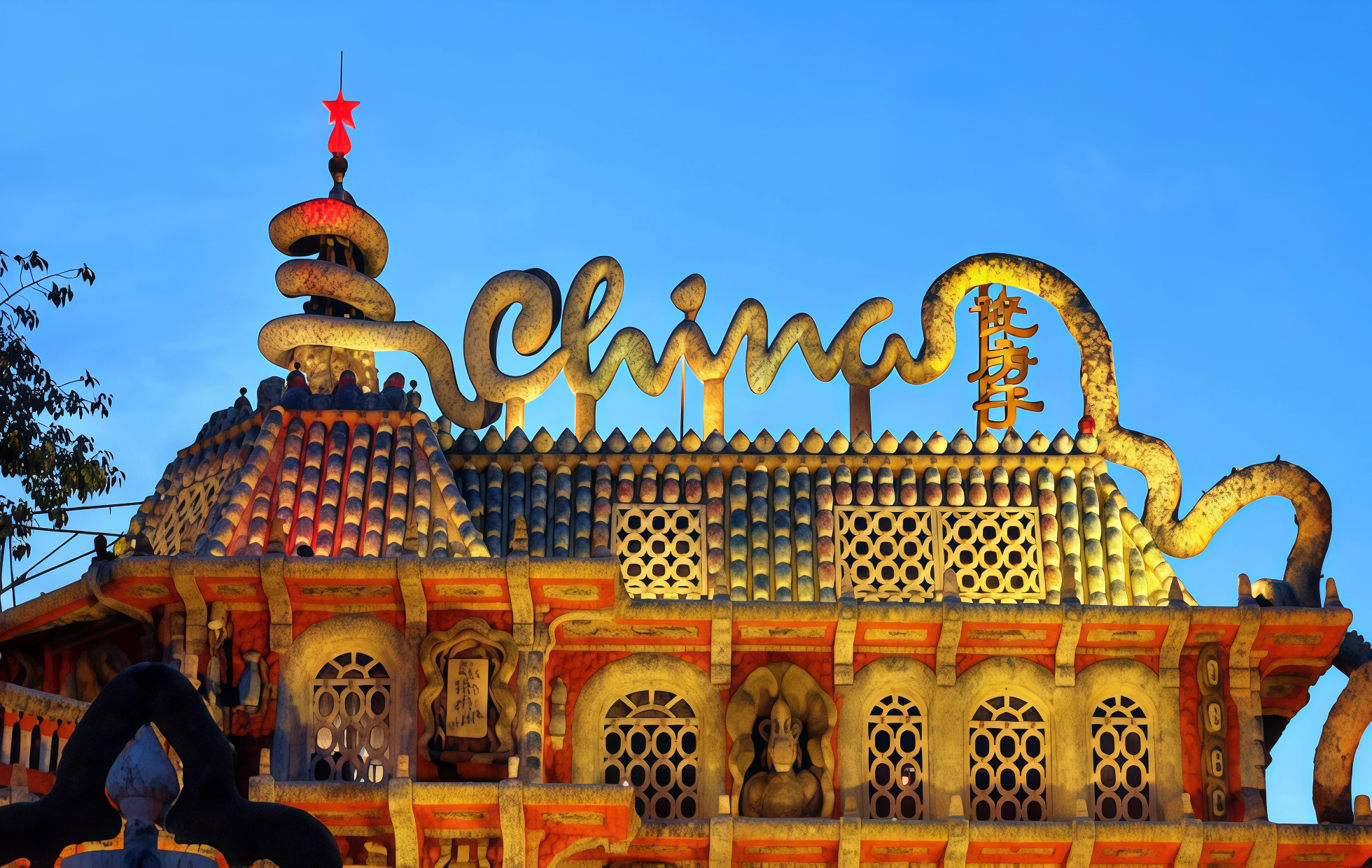 La maison de porcelaine : une fantaisie de style français tissée à partir de 700 millions de chevreuils de porcelaine anciens-2