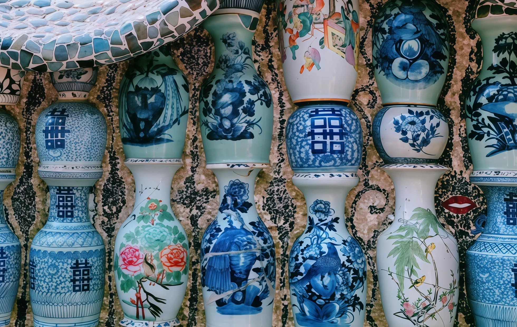 La maison de porcelaine : une fantaisie de style français tissée à partir de 700 millions de chevreuils de porcelaine anciens-3