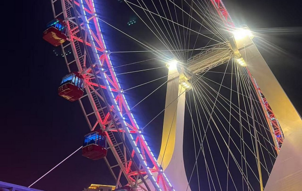 L'œil de Tianjin Ferris Roue : Le « Yee of the Sky » où le pont rencontre la roue... Surplombant la brilliance de Tianjin-3