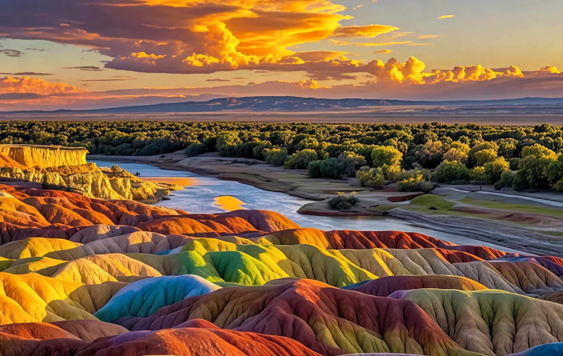 Wucaitan: La Palette de Dieu, un royaume fantastique divisé par une rivière