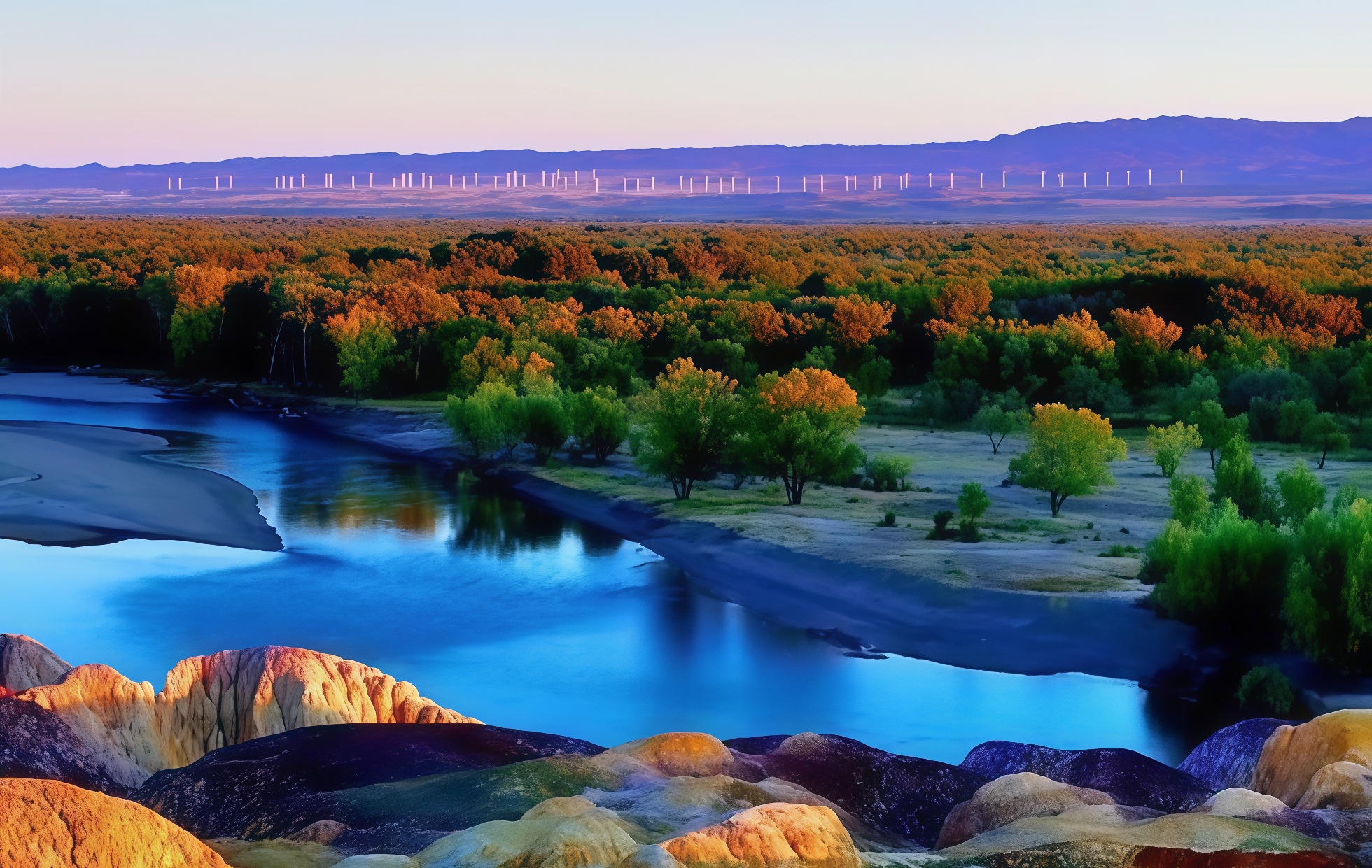 Wucaitan: La Palette de Dieu, un royaume fantastique divisé par une rivière-4