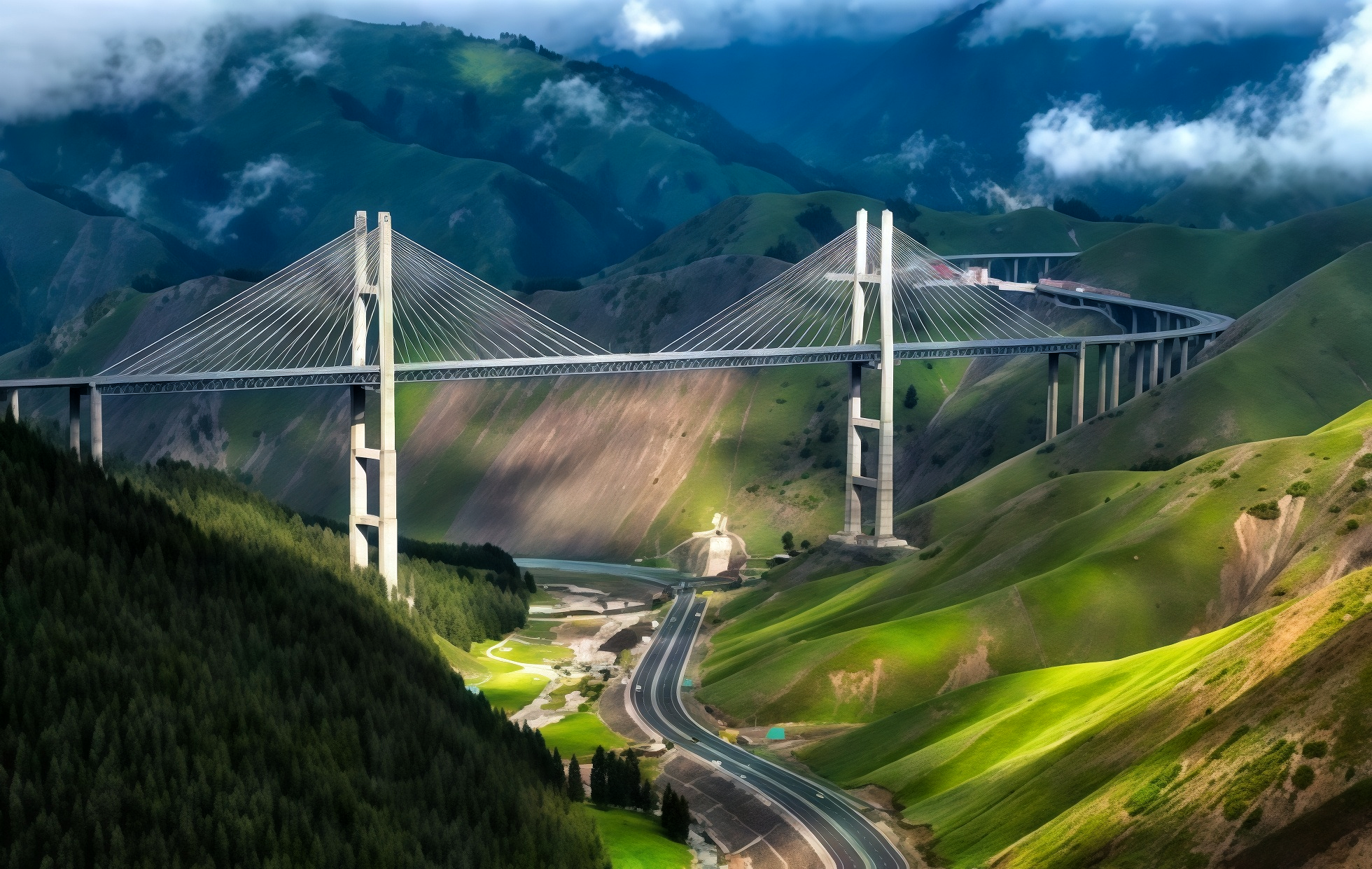 - Oui. La poésie du Tianshan, La peinture de la route de la soie — Une ode intemporelle à un pont et un canyon-2