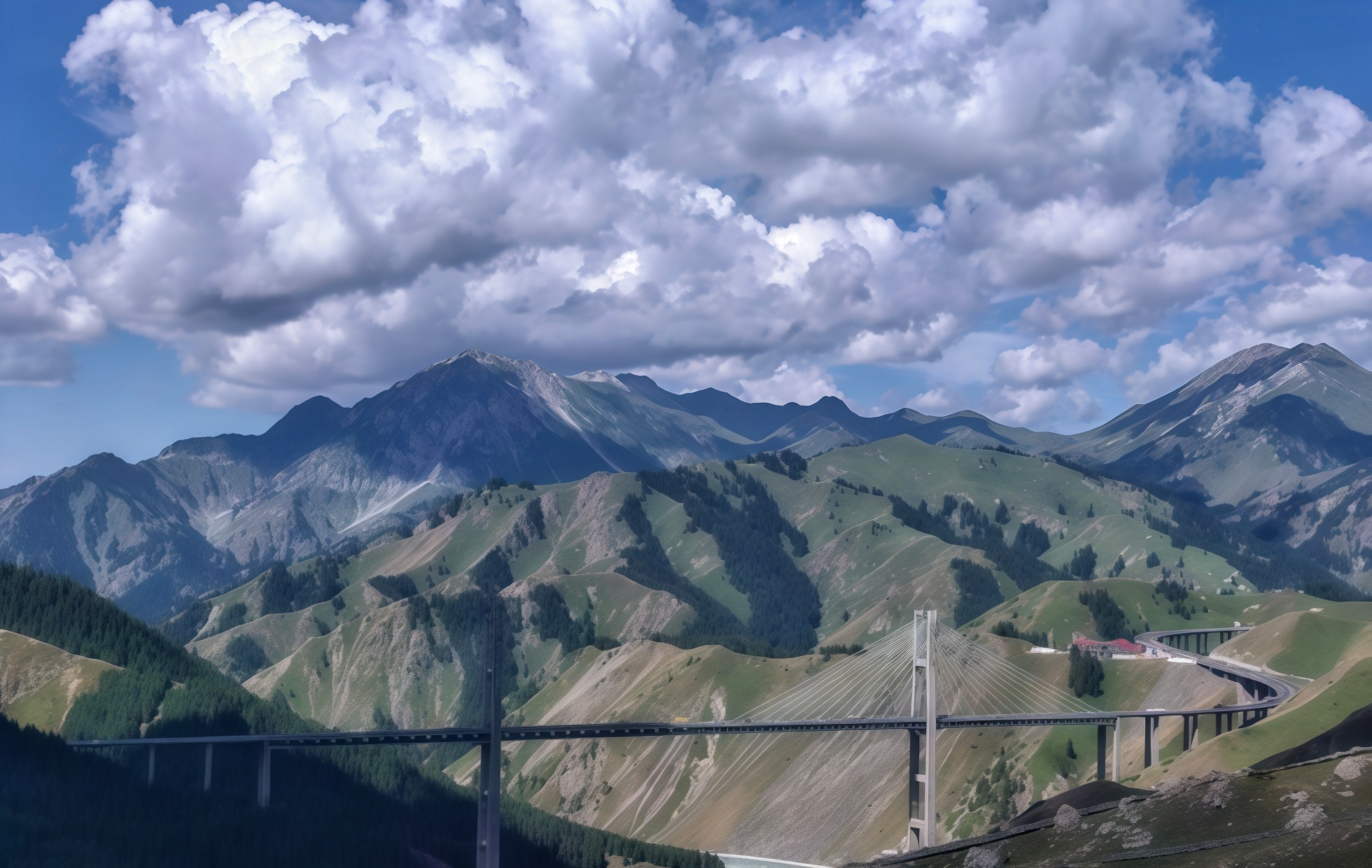 - Oui. La poésie du Tianshan, La peinture de la route de la soie — Une ode intemporelle à un pont et un canyon-3
