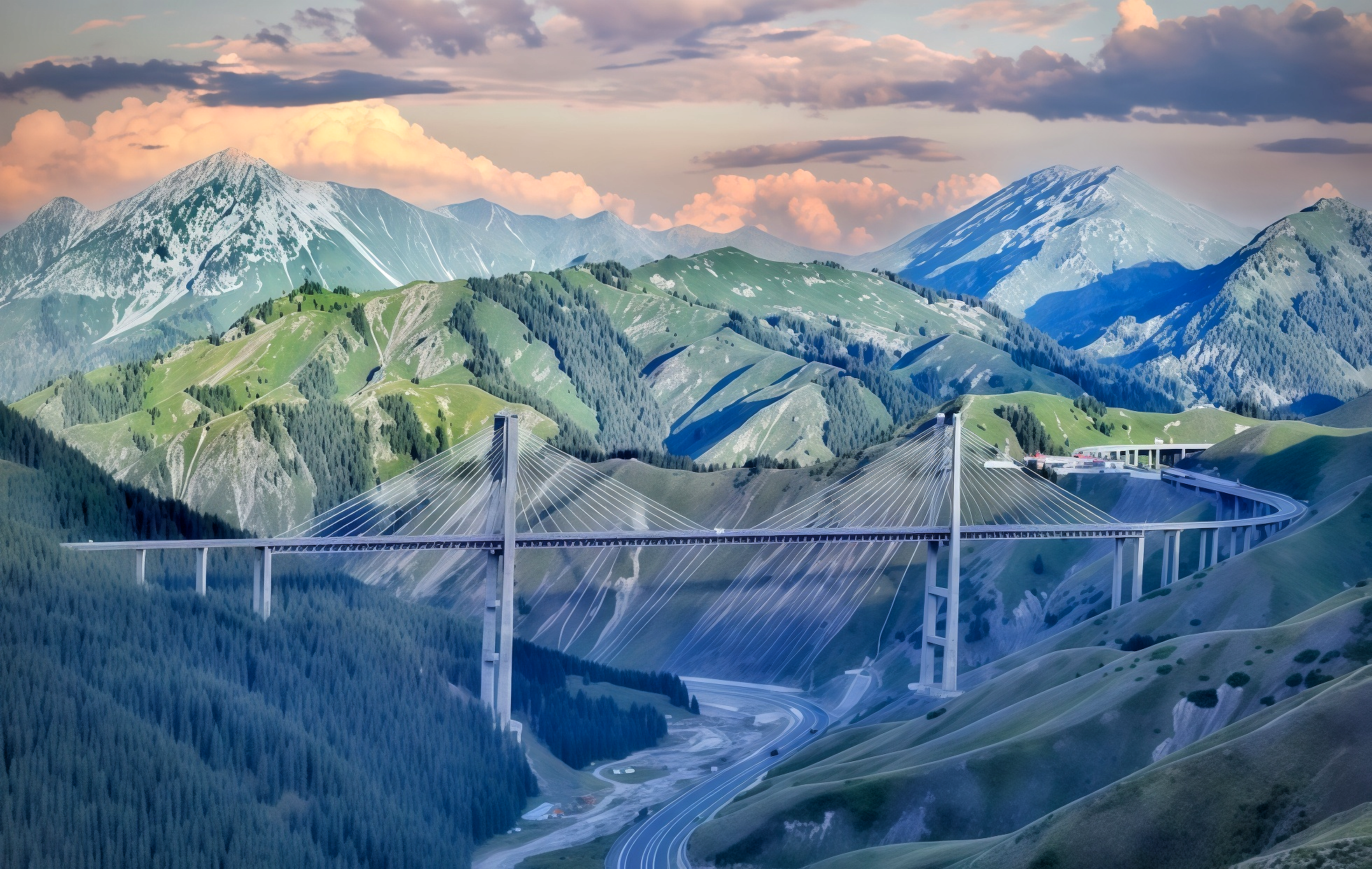 - Oui. La poésie du Tianshan, La peinture de la route de la soie — Une ode intemporelle à un pont et un canyon-4