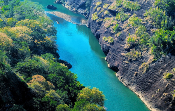 La montagne de Wuyi : un joyau caché de la culture du thé, un site du patrimoine mondial au milieu des eaux émeraudes et des pics de Crimson-2