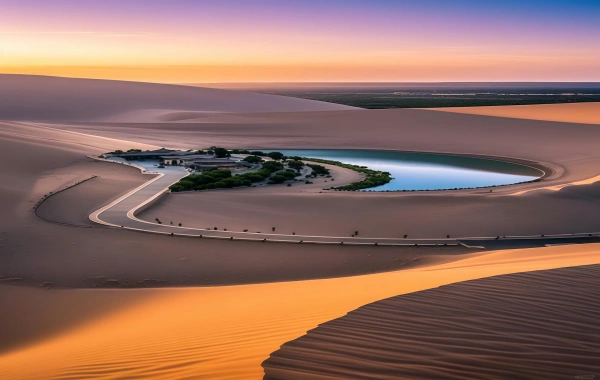 Mingsha Mountain & Crescent Printemps: Un voyage vers une route de la soie millénaire Où le sable et l'eau coexistent-2
