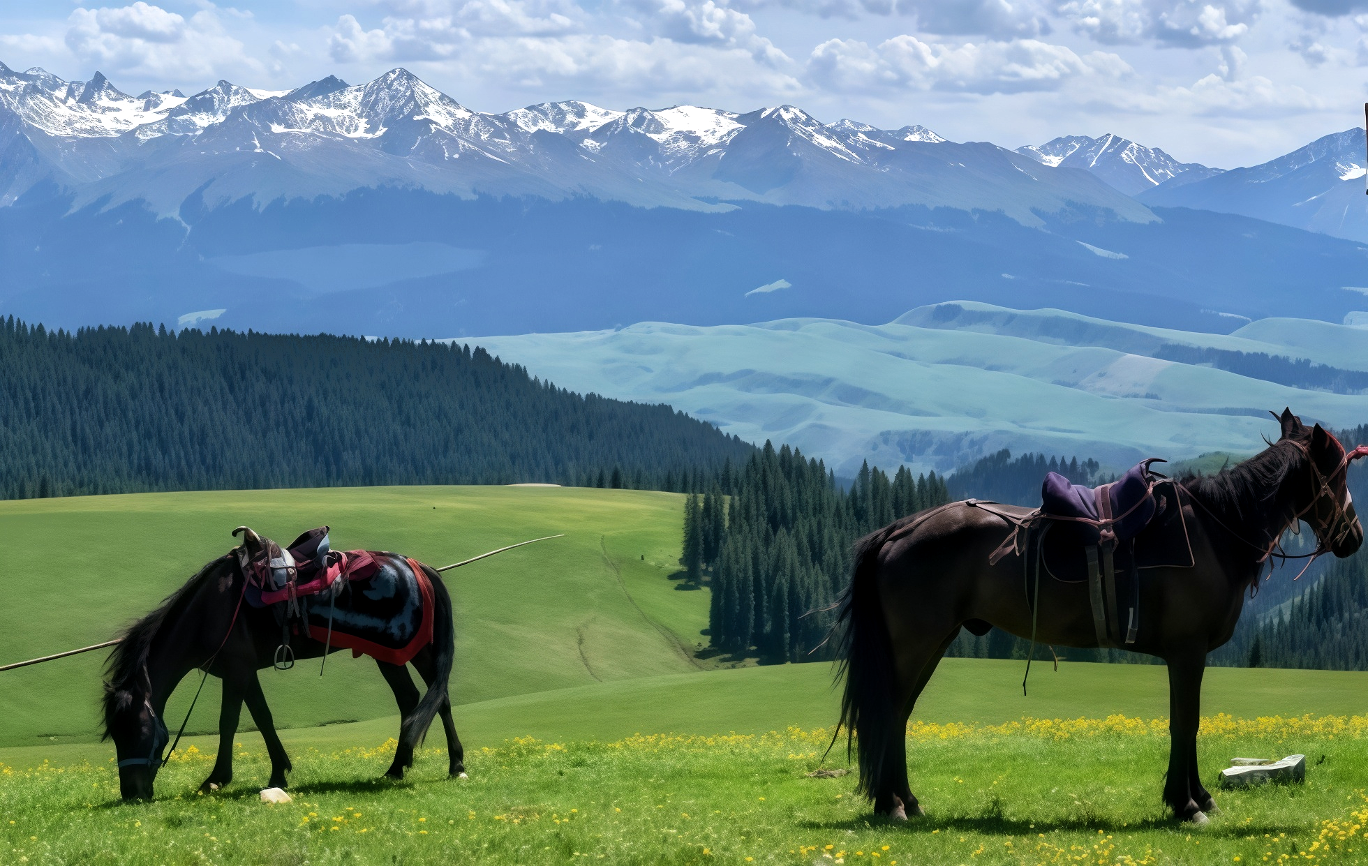 Prairies de Kalajun: Un chef-d'œuvre idyllique des paysages 