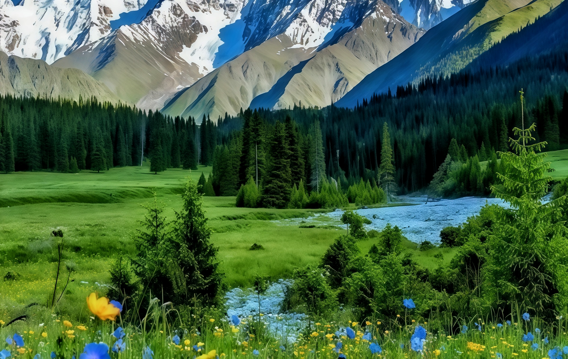 Prairies de Kalajun: Un chef-d'œuvre idyllique des paysages 