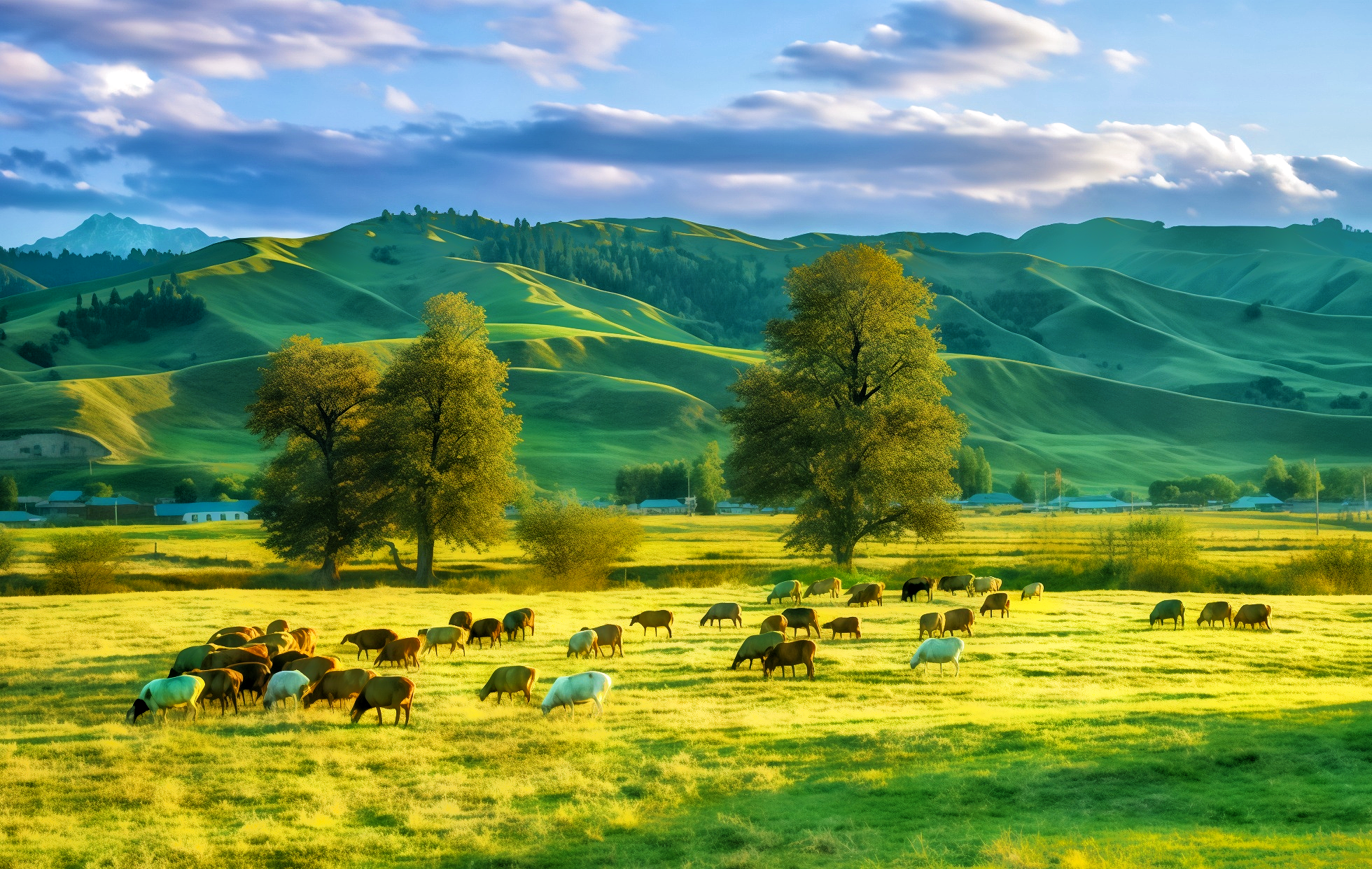 Terres herbeuses de Nalati: Accueil des chansons pastorales 