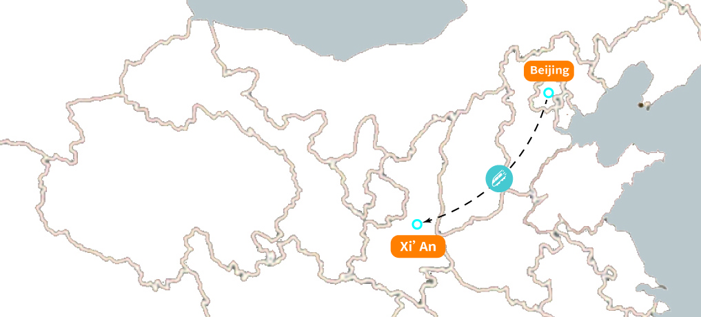 China Ancient Capitals Tour Map