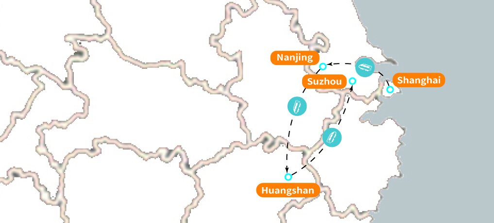 Wasserstadt Mount Huang Tour Map