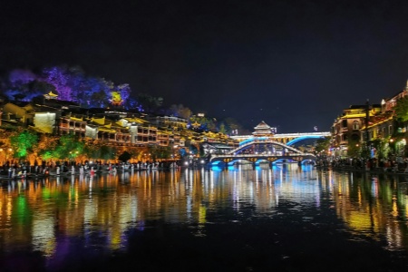 Visite de la vieille ville de Zhangjiajie Fenghuang