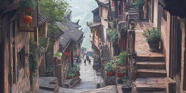 Chongqing travel,China travel,What is the famous train station in Chongqing,town.jpg