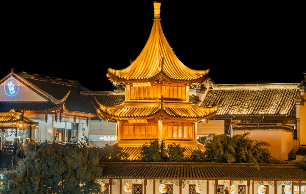 Confucius Temple: Un voyage à travers la vie de rue buste et la splendeur dorée des Six Dynasties