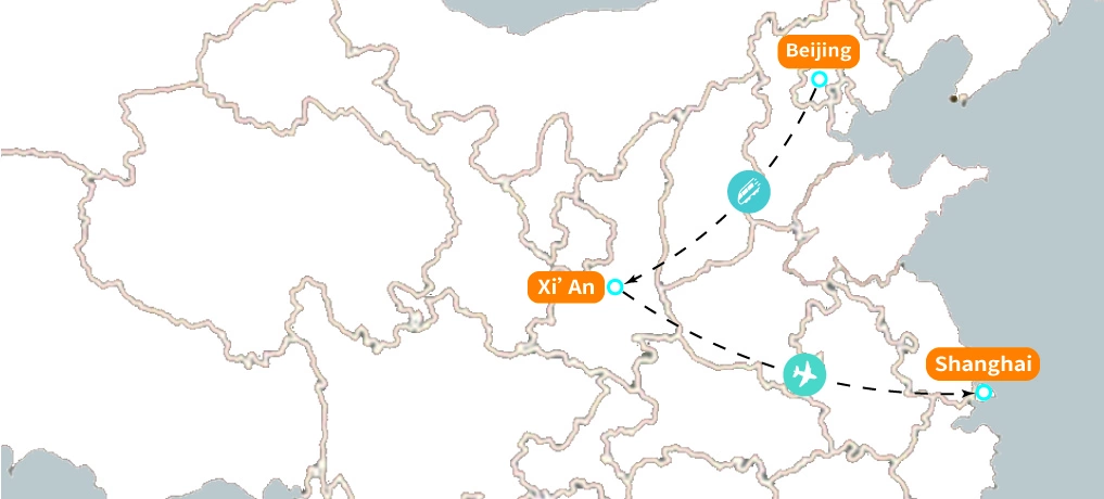 Chine Golden Visite Map